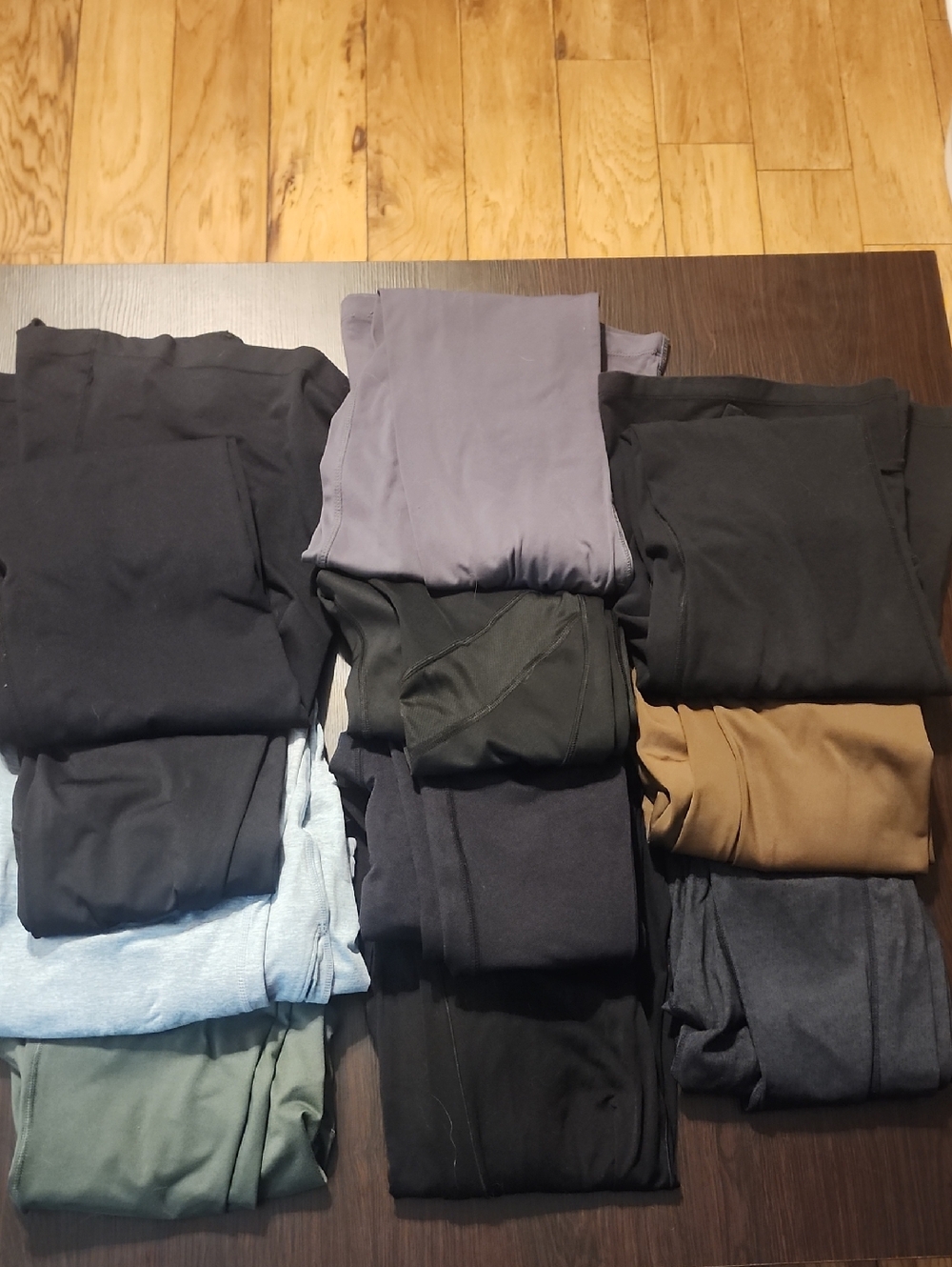 Mixed Folded Leggings